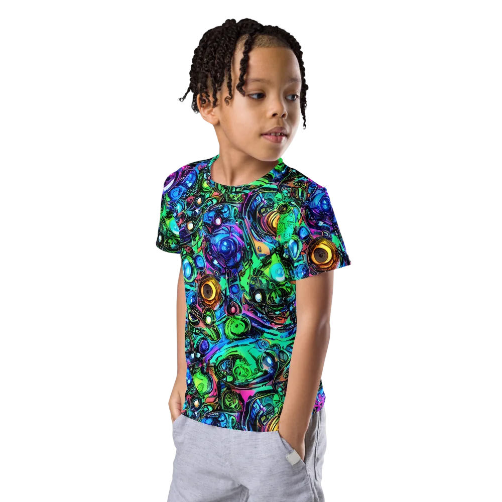 Hypercolor Eden on Kids Crew Neck T-Shirt — Left Front