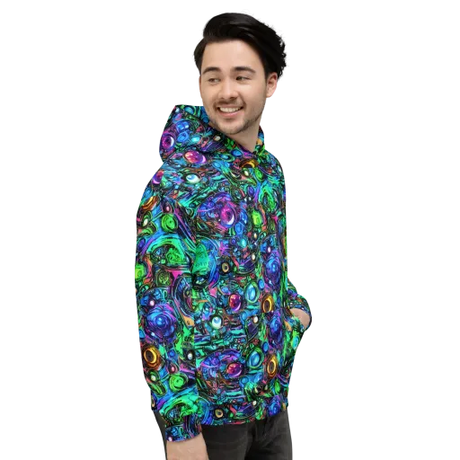 Hypercolor Eden on a Hoodie