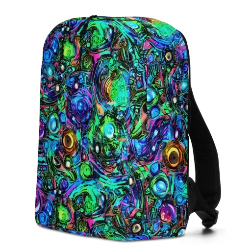 Hypercolor Eden on a Minimalist Backpack