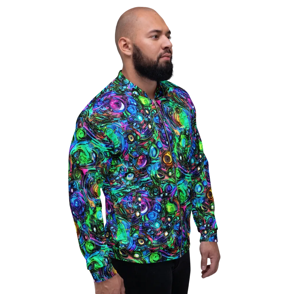 Hypercolor Eden on Bomber Jacket — Right