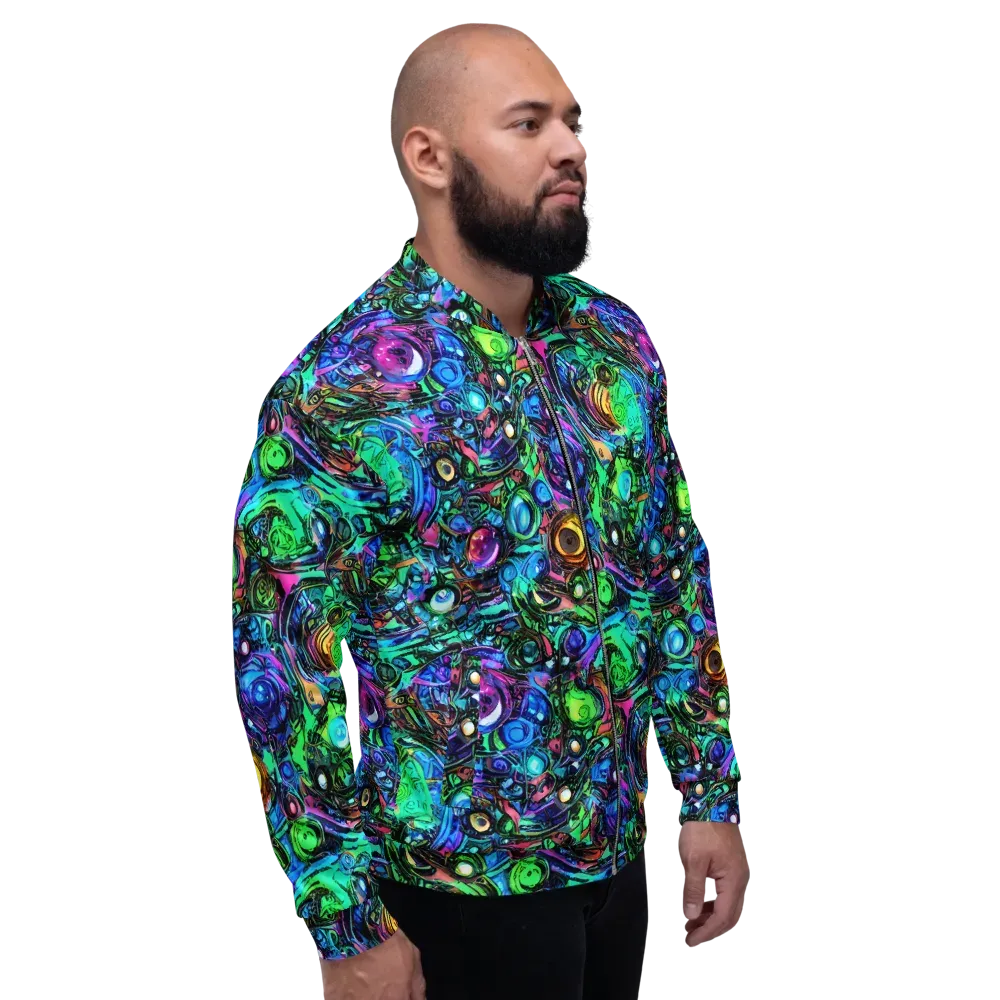 Hypercolor Eden on Bomber Jacket — Right