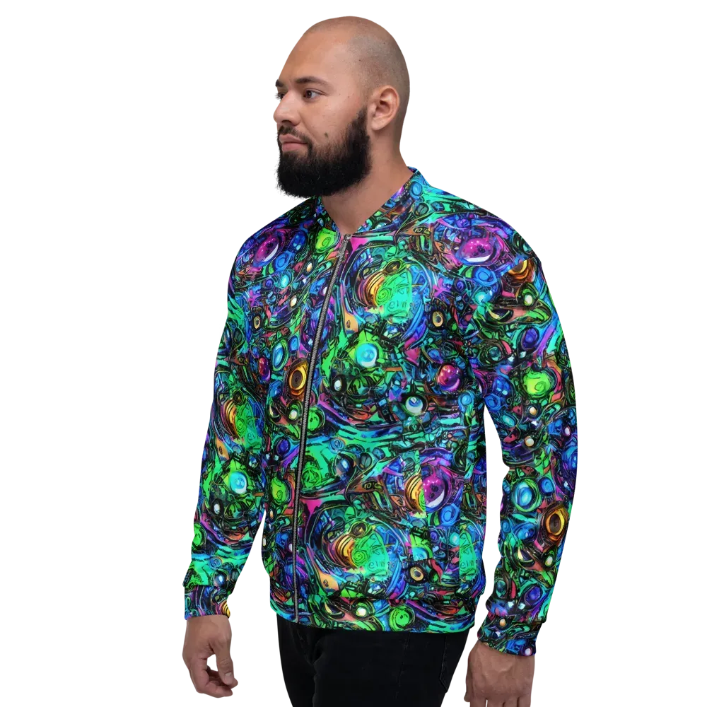 Hypercolor Eden on Bomber Jacket — Left
