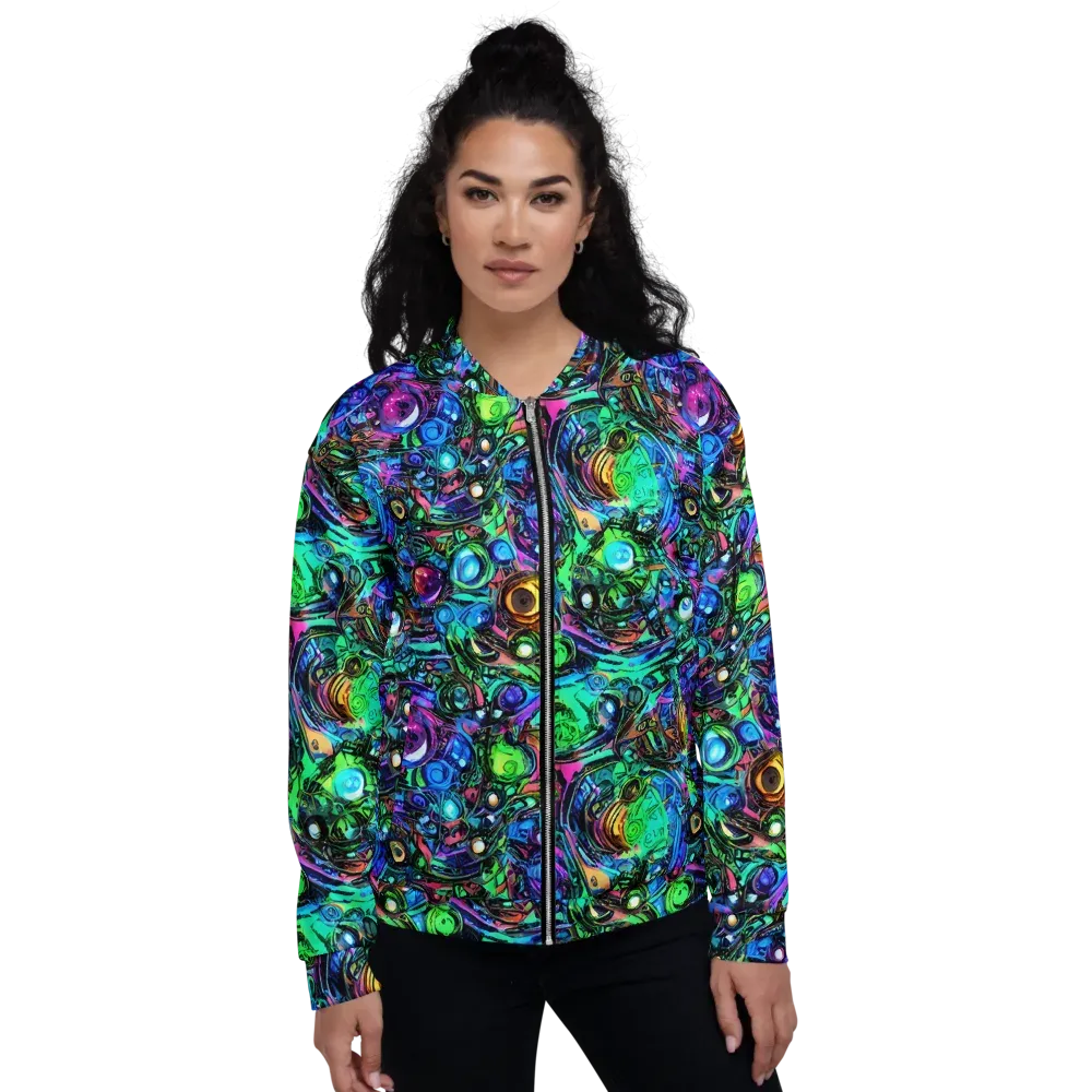 Hypercolor Eden on Bomber Jacket — Front