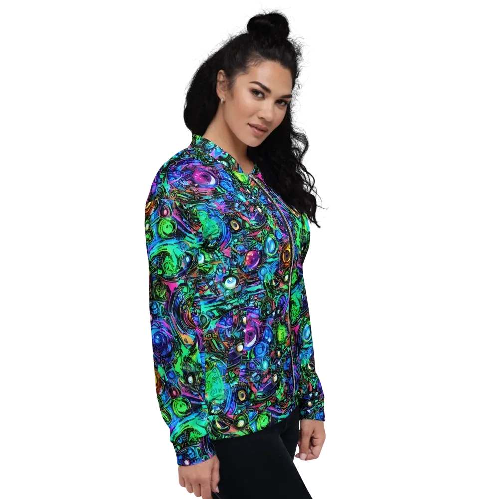 Hypercolor Eden on Bomber Jacket — Right