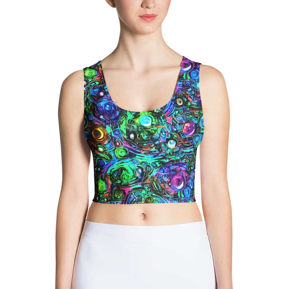 Hypercolor Eden on Crop Top — Front