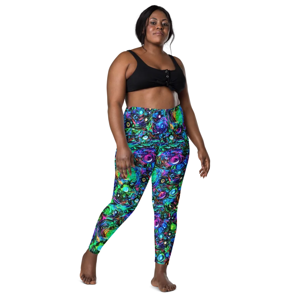 Hypercolor Eden on Leggings with Pockets — Front