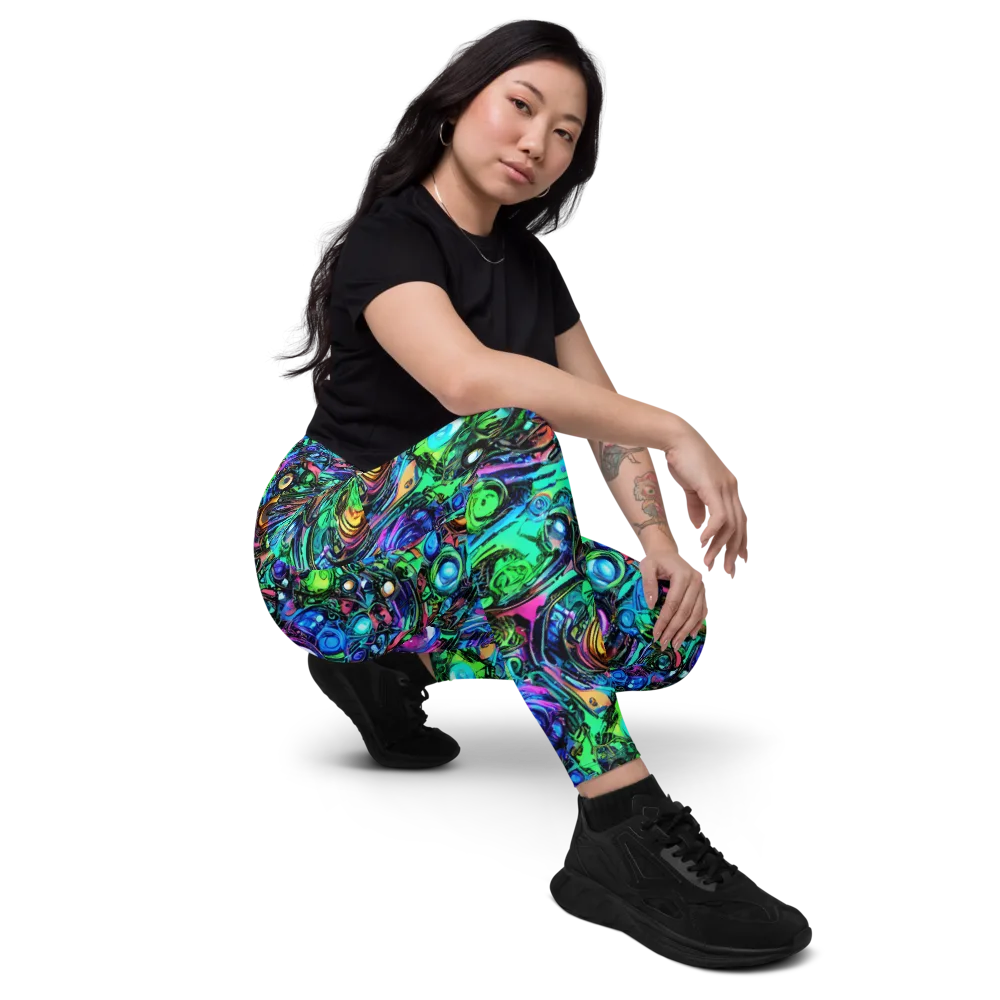 Hypercolor Eden on Leggings with Pockets — Right Front