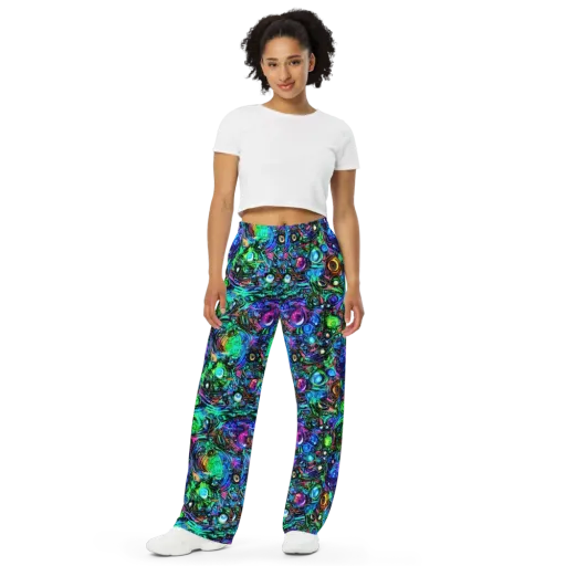 Hypercolor Eden on a Wide-Leg Pants