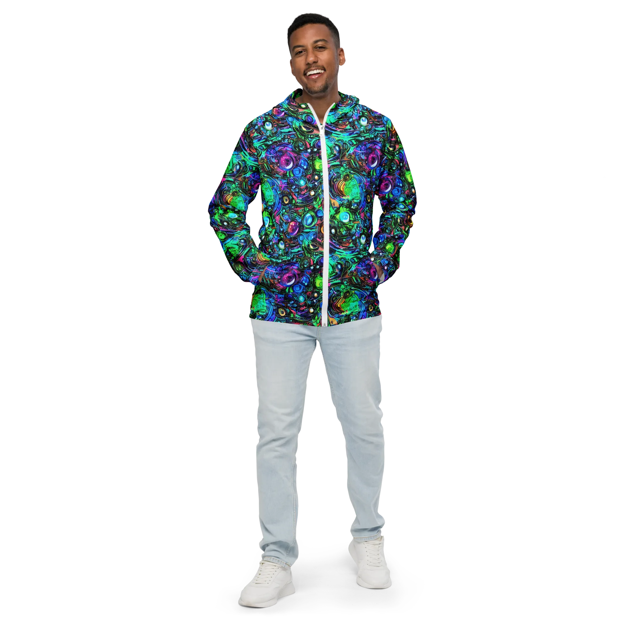 Hypercolor Eden on Men's Windbreaker — Front