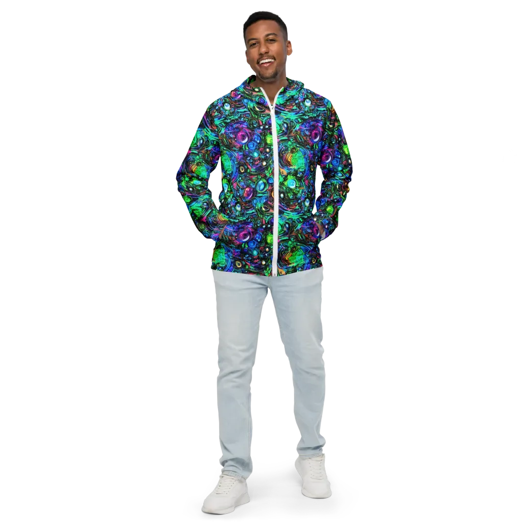 Hypercolor Eden on Men's Windbreaker — Front