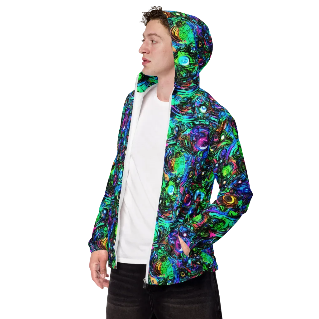 Hypercolor Eden on Men's Windbreaker — Left Front