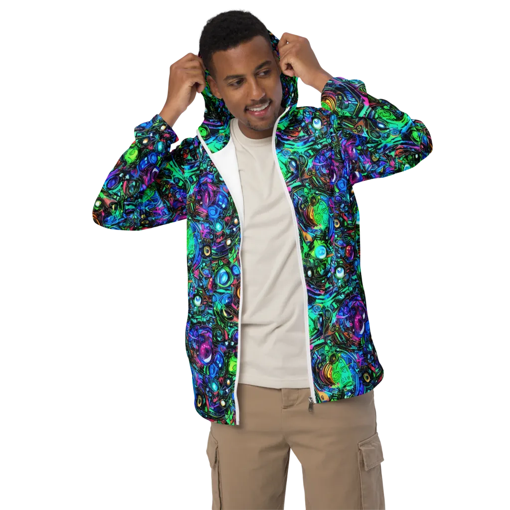 Hypercolor Eden on Men's Windbreaker — Front