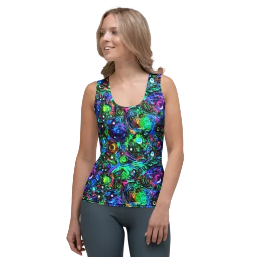 Hypercolor Eden on a Women's Tank Top