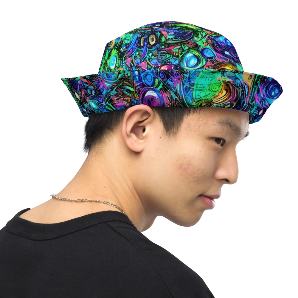 Hypercolor Eden on Reversible Bucket Hat — Right Outside
