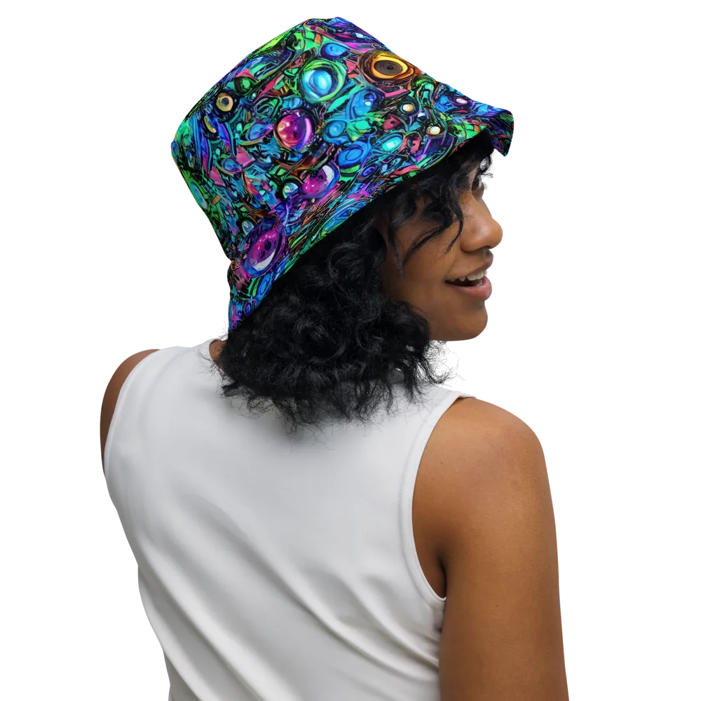 Hypercolor Eden on Reversible Bucket Hat — Right Outside
