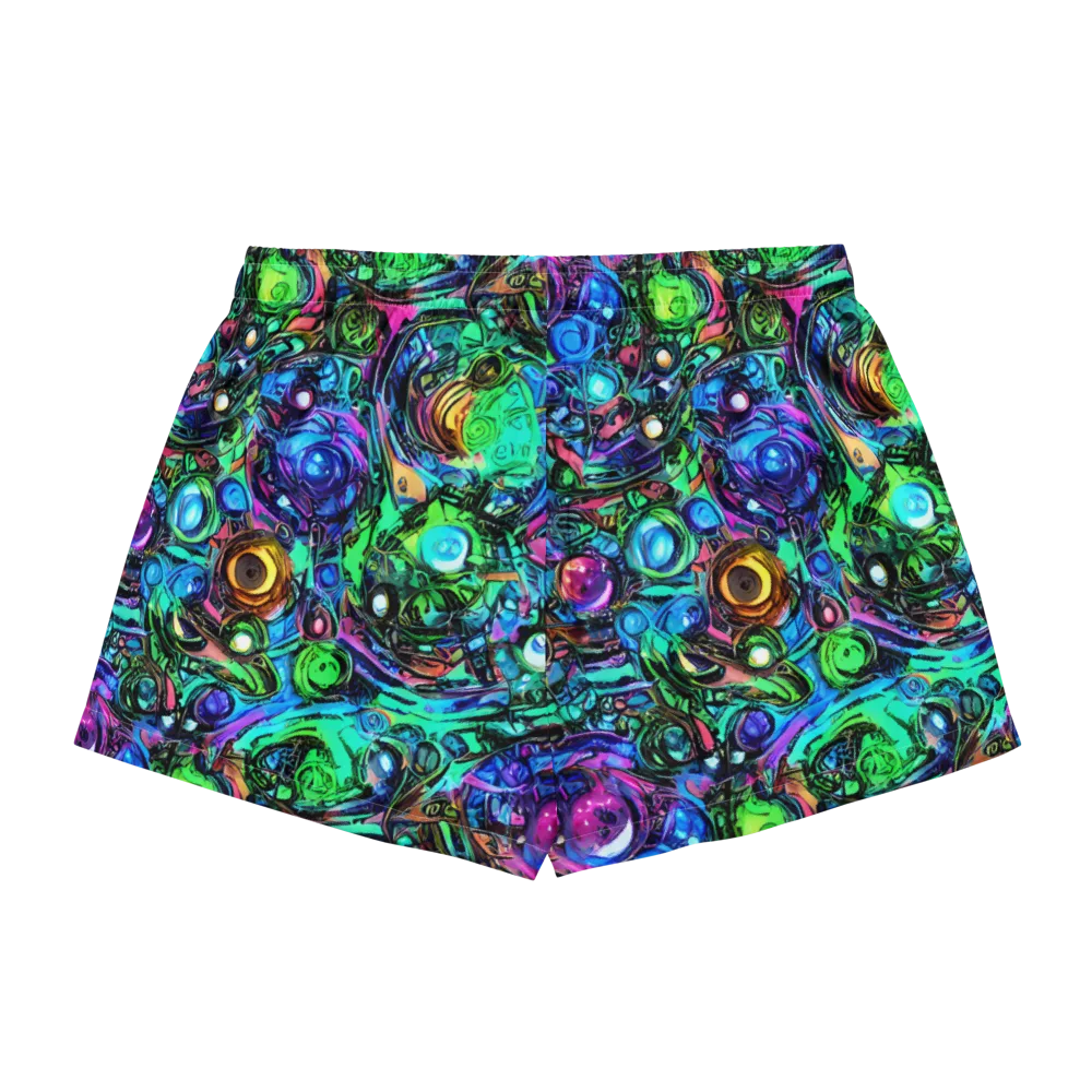 Hypercolor Eden on Women's Pajama Shorts — Back