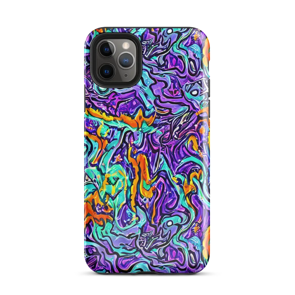 Orchid Frenzy on Tough Case for iPhone® — Front