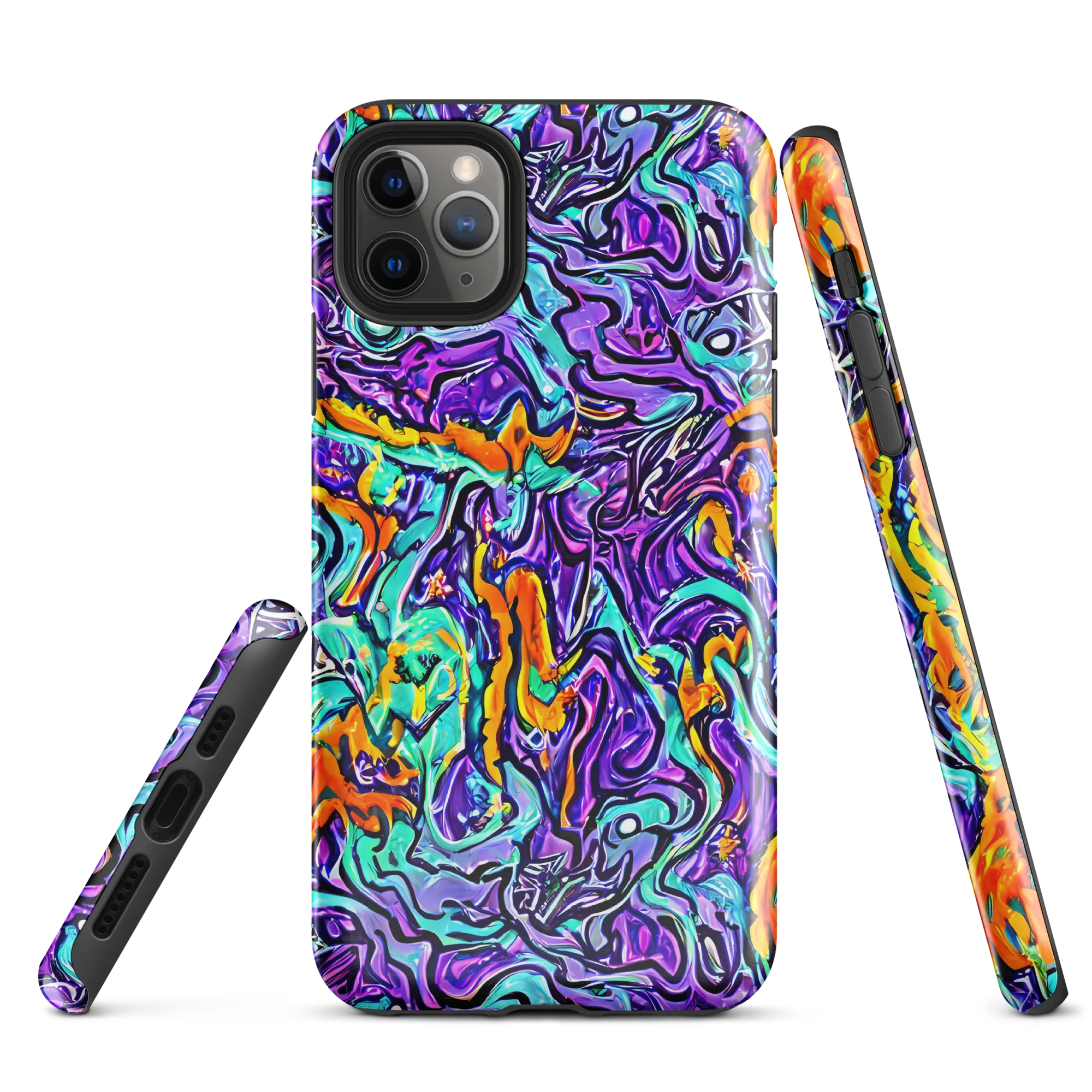 Orchid Frenzy on Tough Case for iPhone® — Front
