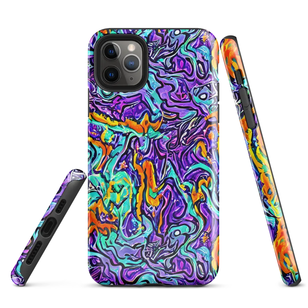 Orchid Frenzy on Tough Case for iPhone® — Front