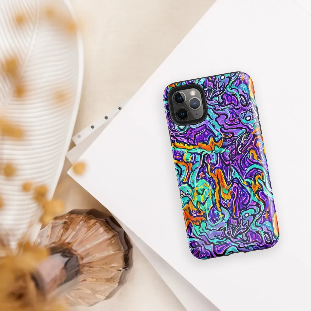 Orchid Frenzy on Tough Case for iPhone® — Front