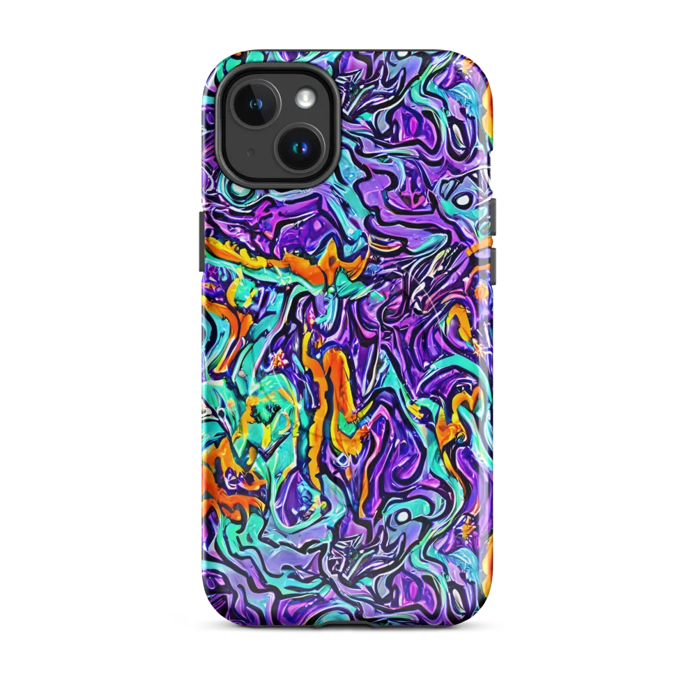 Orchid Frenzy on MagSafe Tough Case for iPhone® — Front