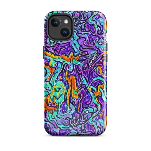 Orchid Frenzy on a MagSafe Tough Case for iPhone®