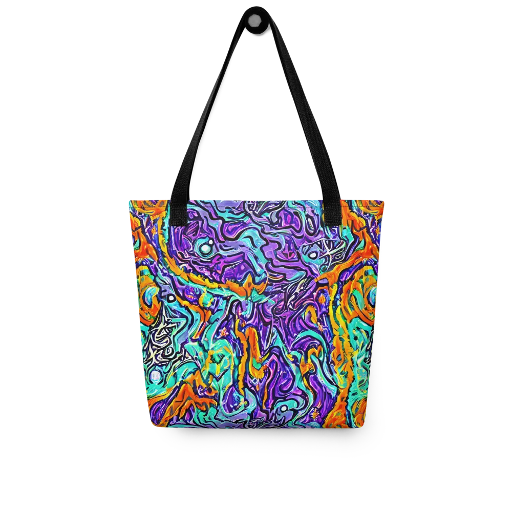 Orchid Frenzy on Tote Bag — Front
