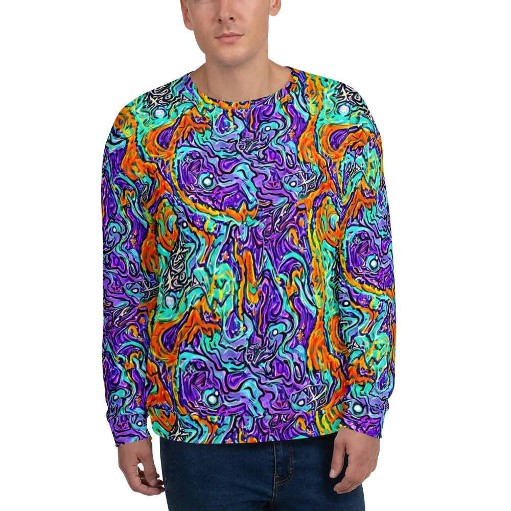 Orchid Frenzy on Sweatshirt — Front