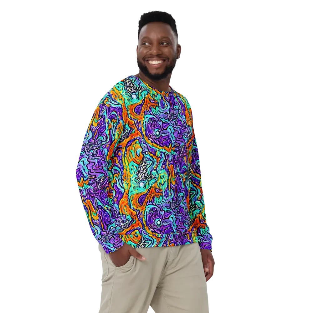 Orchid Frenzy on Sweatshirt — Front