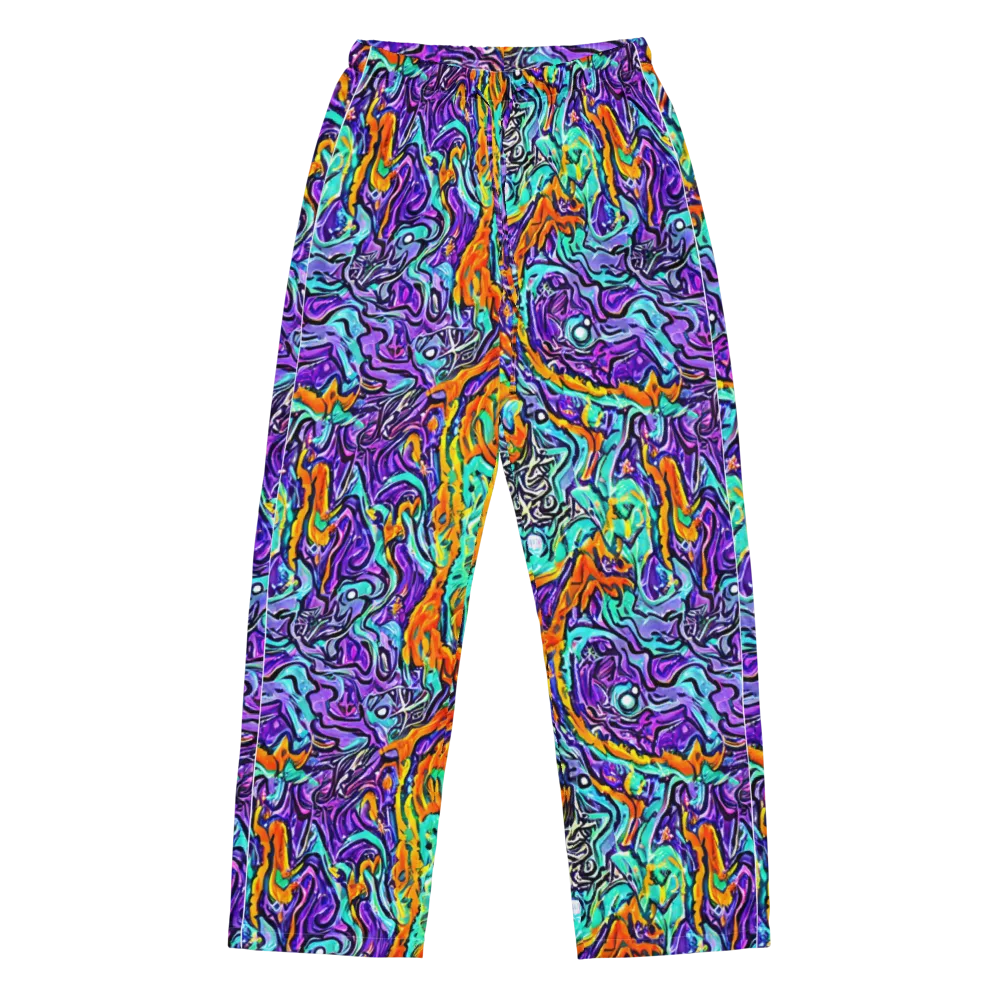 Orchid Frenzy on Women's Pajama Pants — Front