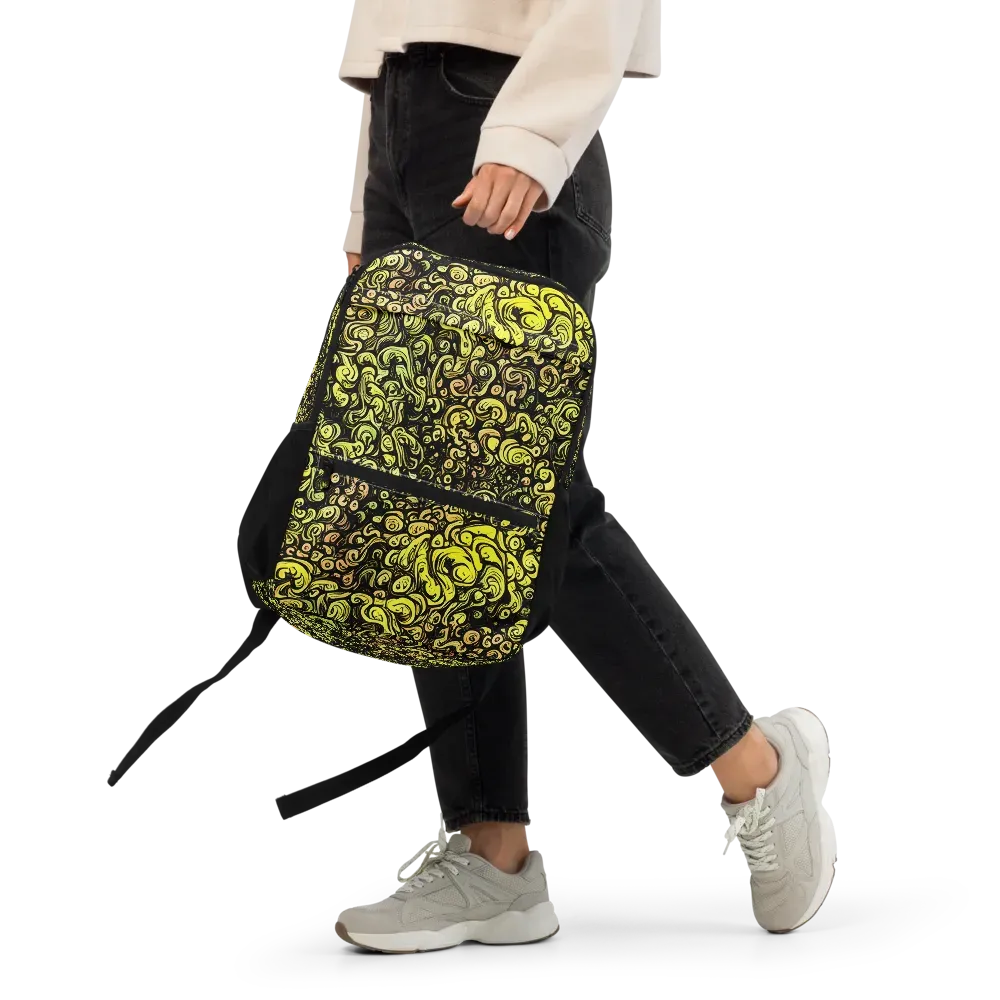 Voltage Arabesque on Utility Backpack — Front
