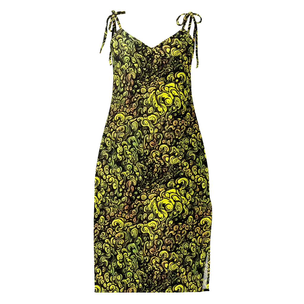 Voltage Arabesque on Slip Dress — Front