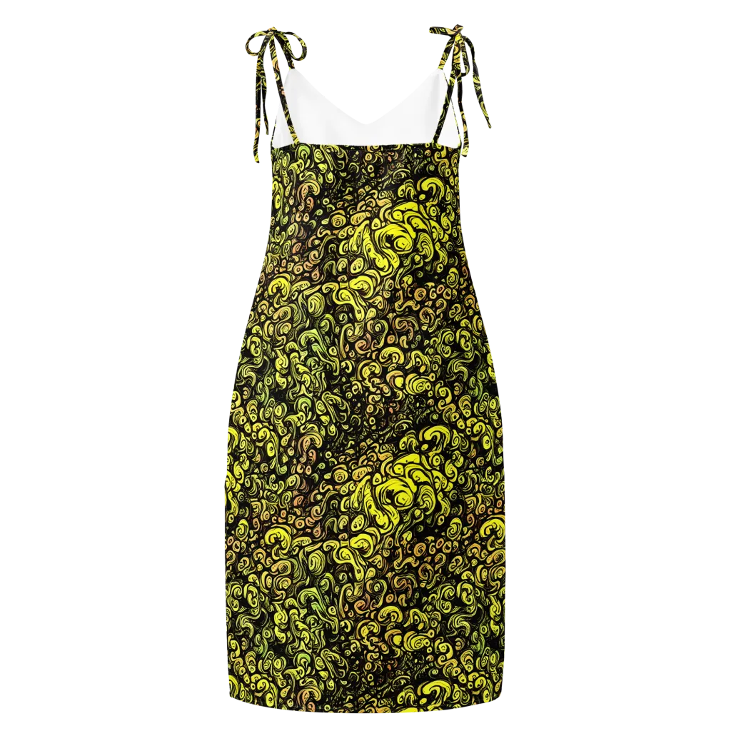 Voltage Arabesque on Slip Dress — Back