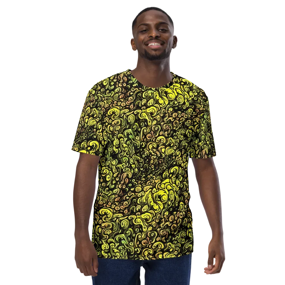 Voltage Arabesque on Men's Crew Neck T-Shirt — Front