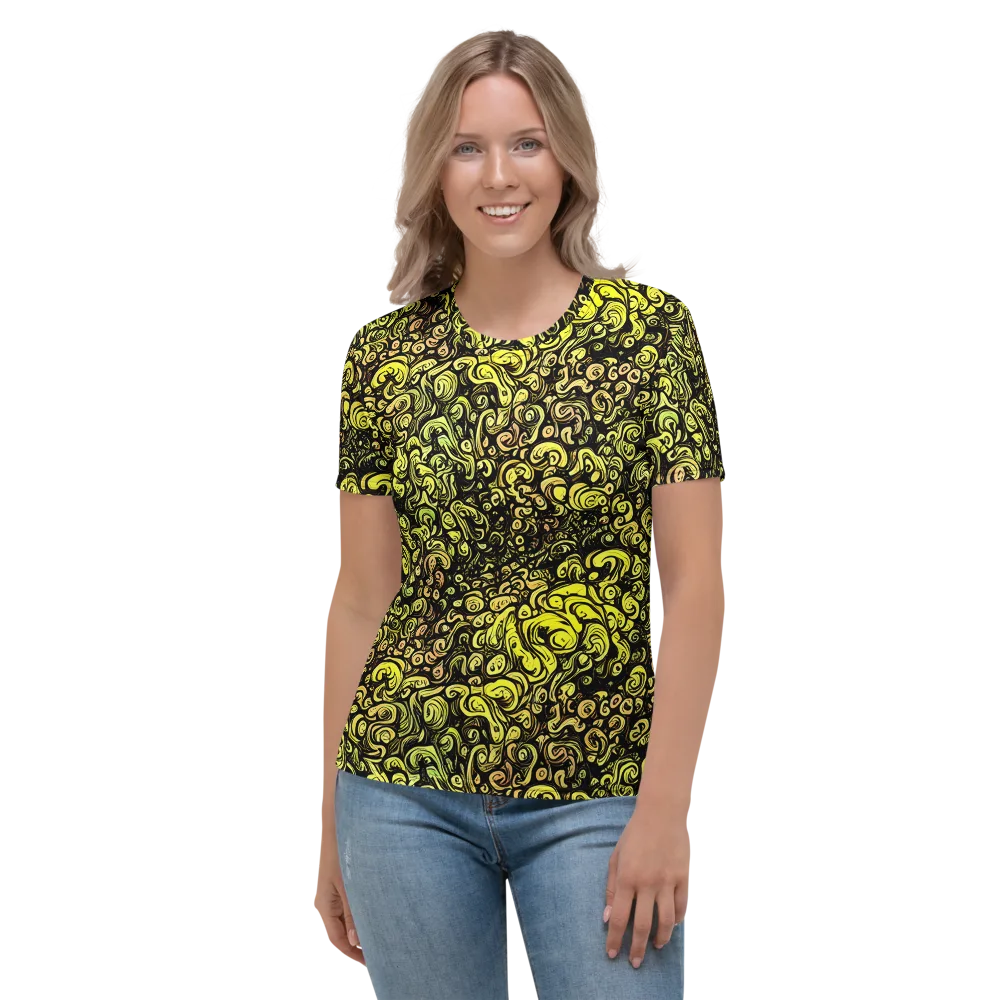 Voltage Arabesque on Women's Crew Neck T-Shirt — Front