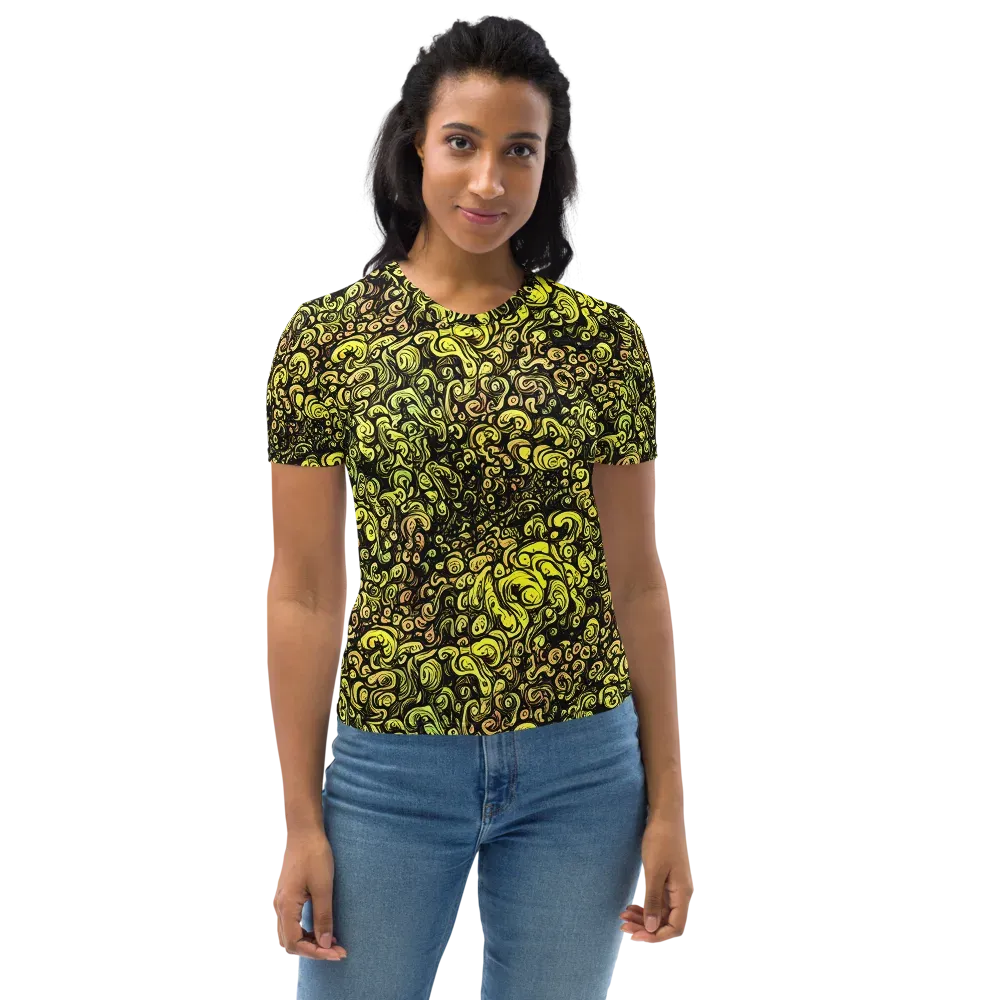 Voltage Arabesque on Women's Crew Neck T-Shirt — Front