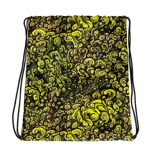 Voltage Arabesque on a Drawstring Bag