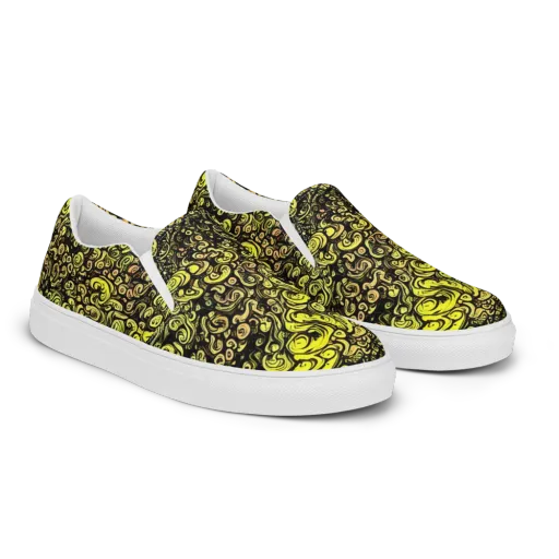 Voltage Arabesque on a Women's Slip-On Canvas Shoes