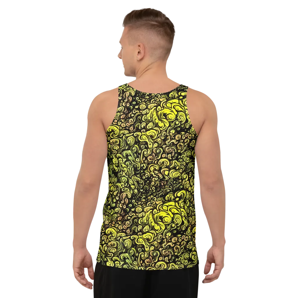 Voltage Arabesque on Men's Tank Top — Back