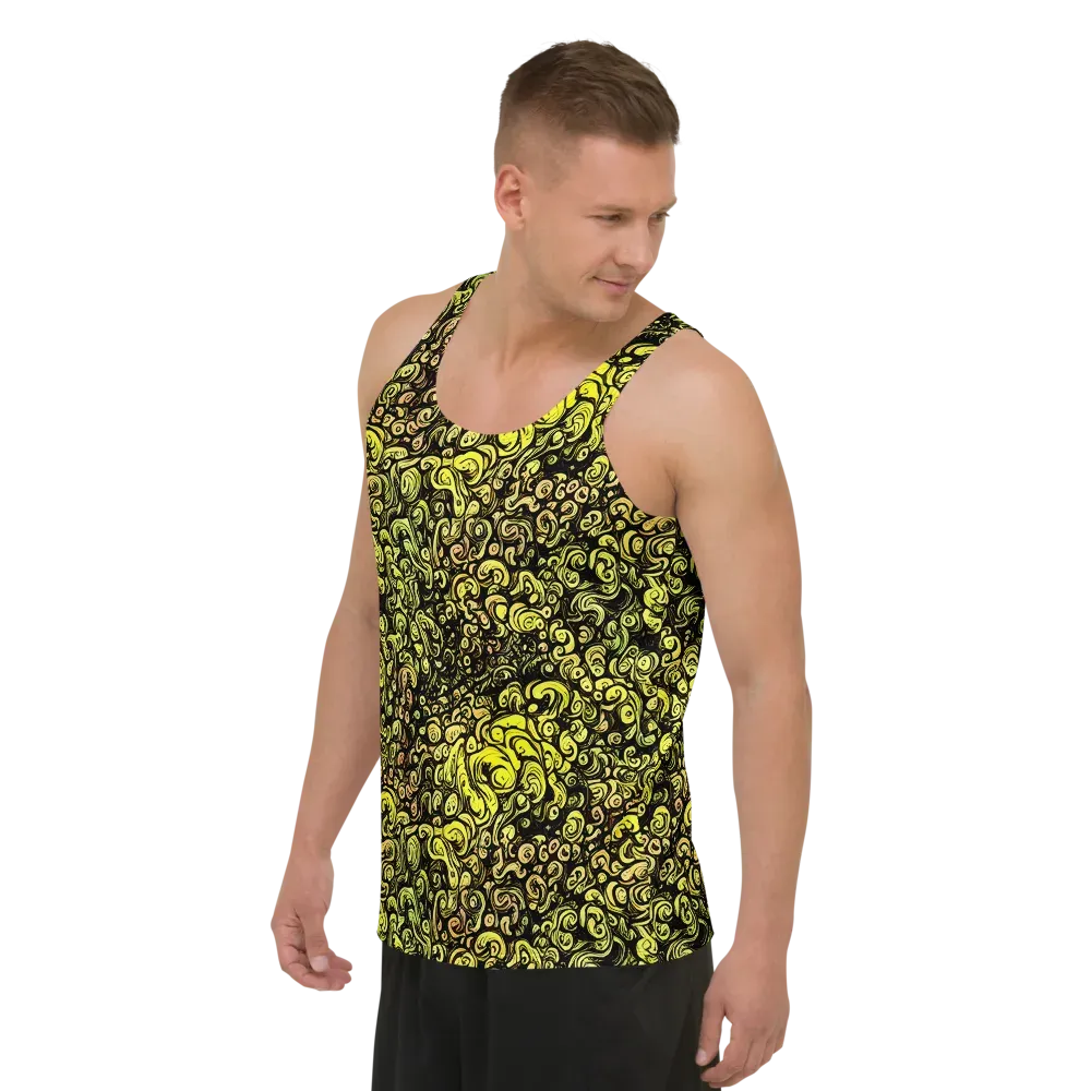 Voltage Arabesque on Men's Tank Top — Left Front