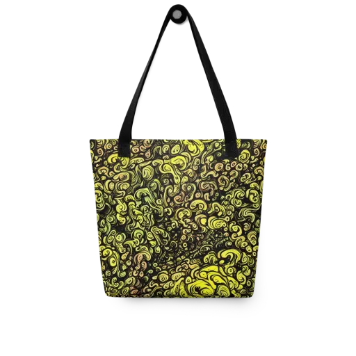 Voltage Arabesque on a Tote Bag