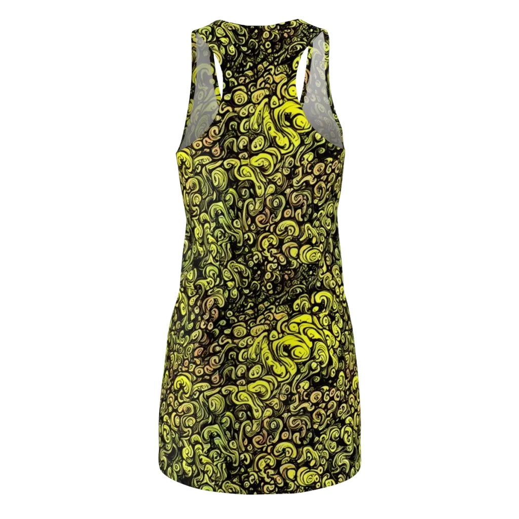 Voltage Arabesque on Racerback Dress — Back