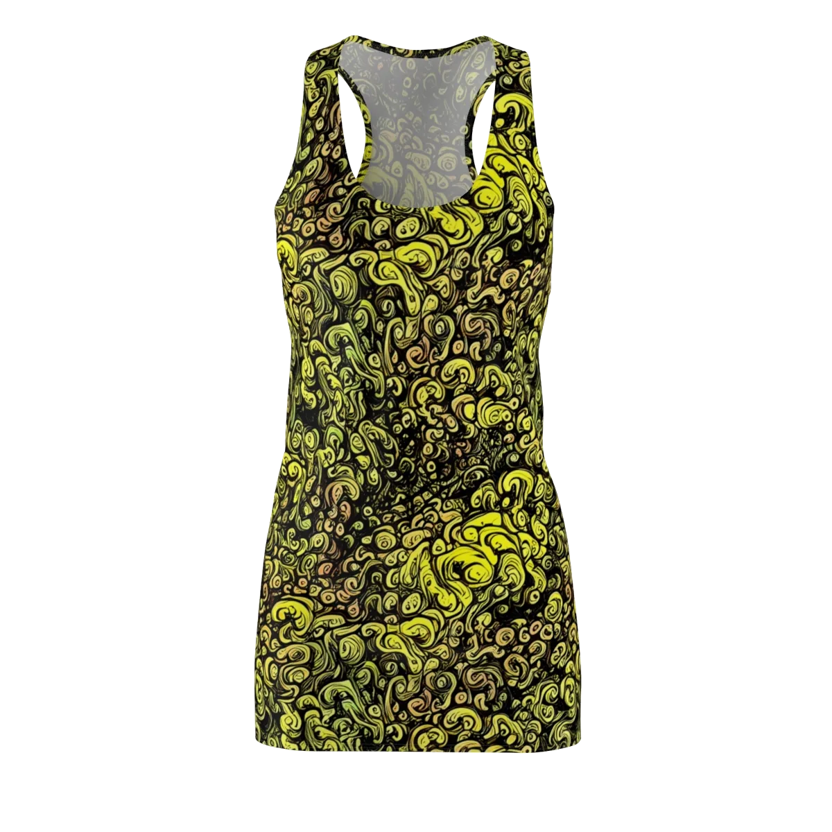 Voltage Arabesque on Racerback Dress — Front