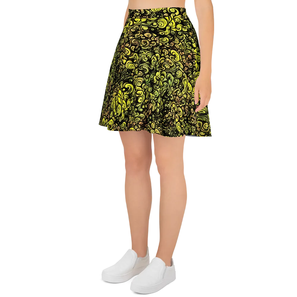 Voltage Arabesque on Skater Skirt — Left