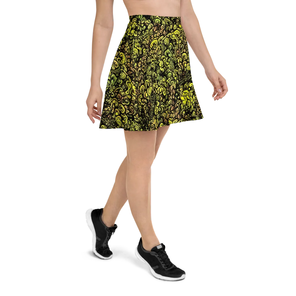 Voltage Arabesque on Skater Skirt — Right