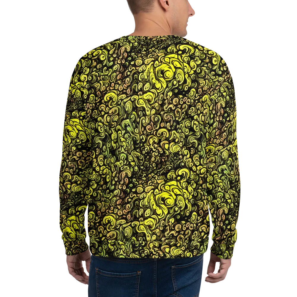 Voltage Arabesque on Sweatshirt — Back