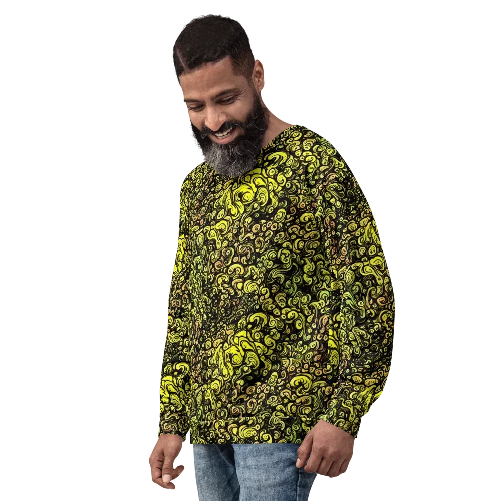 Voltage Arabesque on Sweatshirt — Left Front