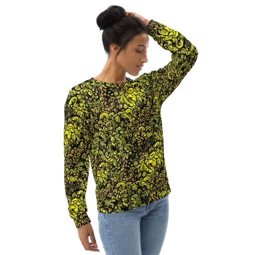 Voltage Arabesque on a Sweatshirt