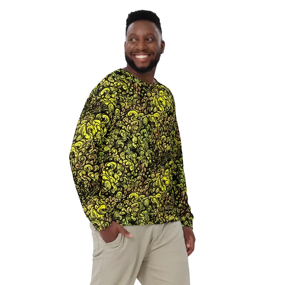 Voltage Arabesque on Sweatshirt — Front