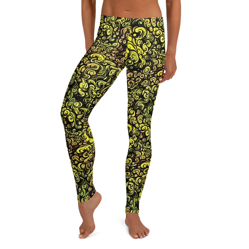 Voltage Arabesque on Leggings — Front